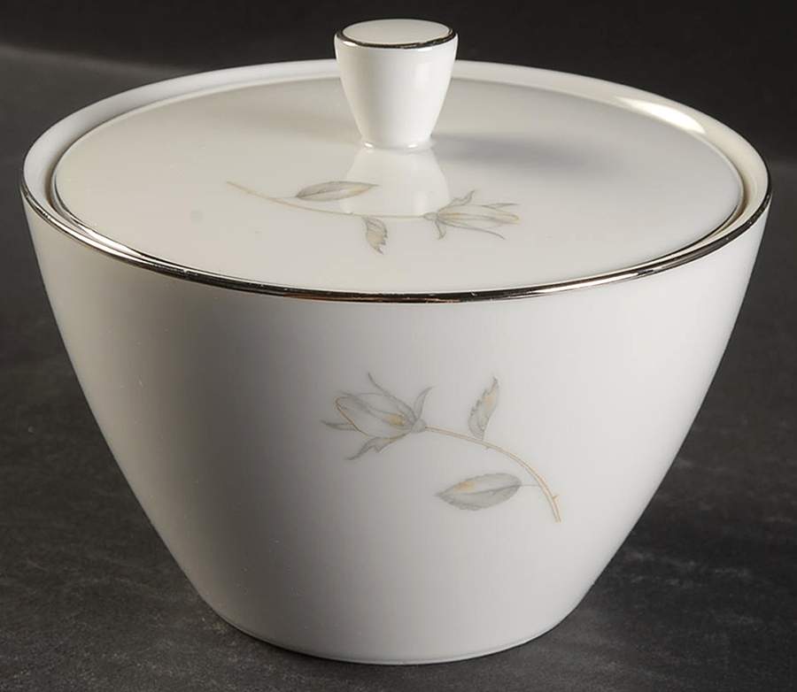 Rosetime Sugar Bowl & Lid by Mikasa-1