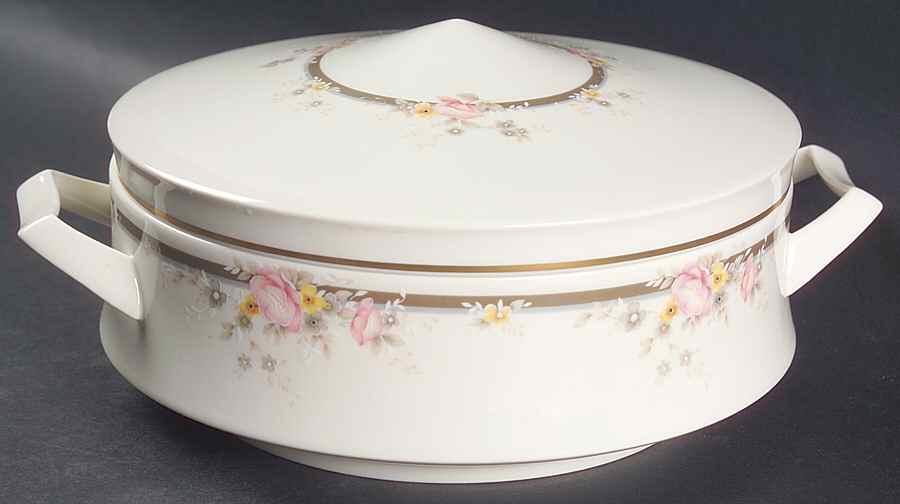 Rosette Round Covered Vegetable by Mikasa-1