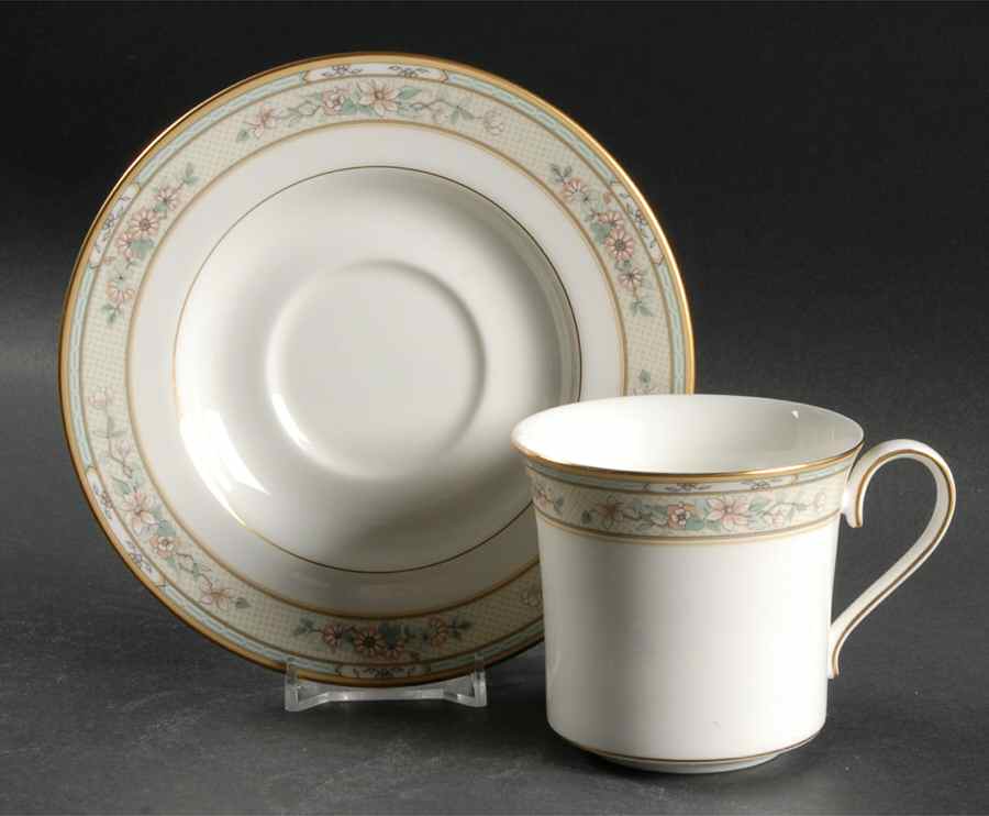 Roseville Flat Cup & Saucer Set by Mikasa-1