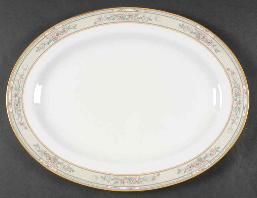 Roseville 14" Oval Serving Platter by Mikasa-1