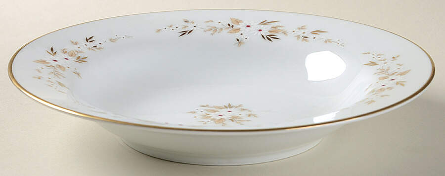 Rosewood Rim Soup Bowl by Mikasa-1