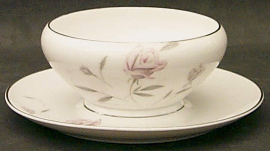 Rosina Gravy Boat with Attached Underplate by Mikasa-1
