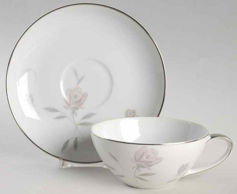 Rosina Flat Cup & Saucer Set by Mikasa-1