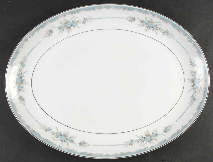 Roslyn 16" Oval Serving Platter by Mikasa-1