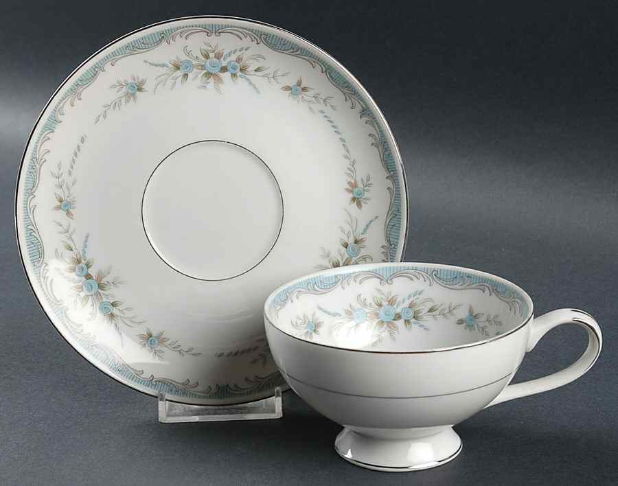 Roslyn Footed Cup & Saucer Set by Mikasa-1
