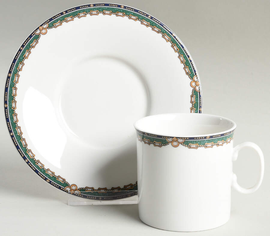 Royal Sonata Flat Cup & Saucer Set by Mikasa-1