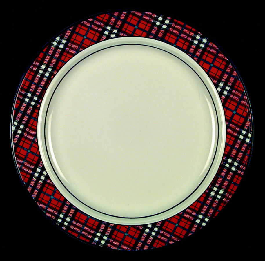 Royal Stewart Red Dinner Plate by Home Beautiful-1