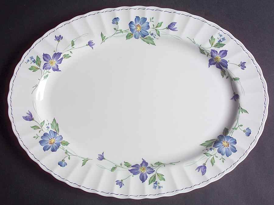 Rotunda 14" Oval Serving Platter by Mikasa-1