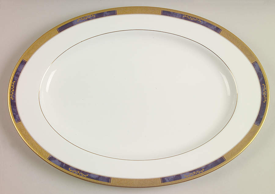 Royal Villa 15" Oval Serving Platter by Mikasa-1