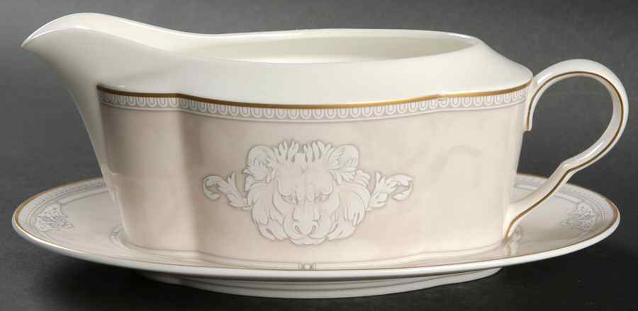 Roman Villa Gravy Boat & Underplate by Mikasa-1