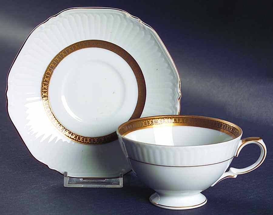 Royal Windsor Footed Cup & Saucer Set by Mikasa-1