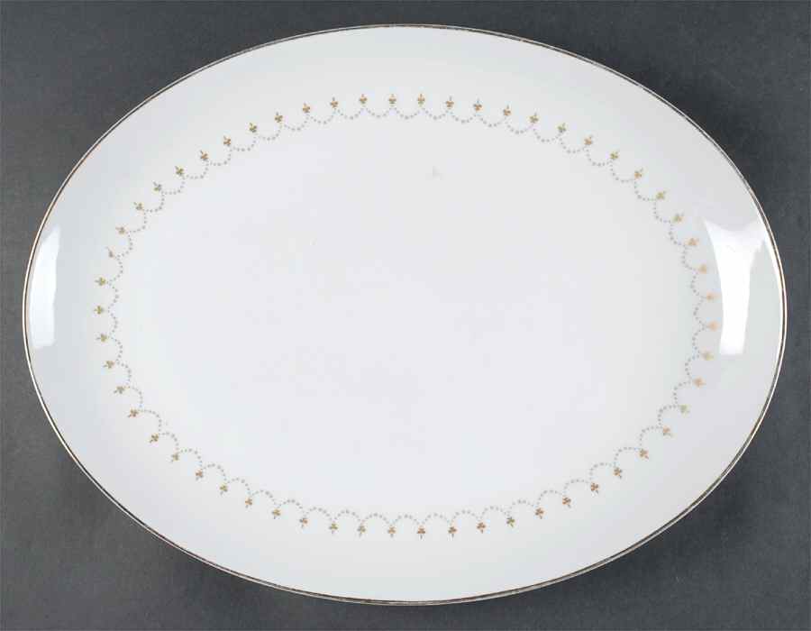 Royalty 16" Oval Serving Platter by Mikasa-1