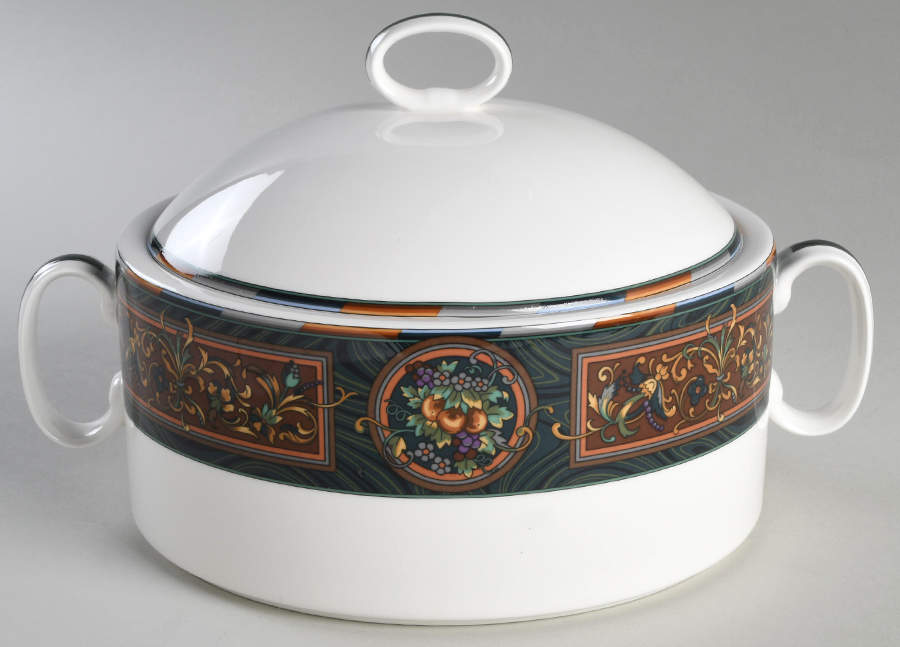 Rue De Paradis 2 Qt Round Covered Casserole by Mikasa-1