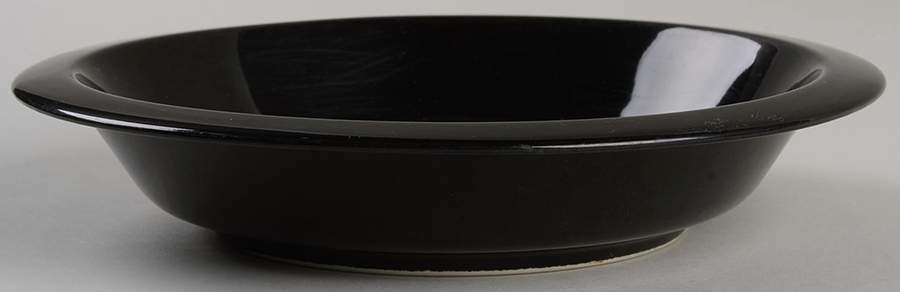 Rustico Black Rim Soup Bowl by Mikasa-1