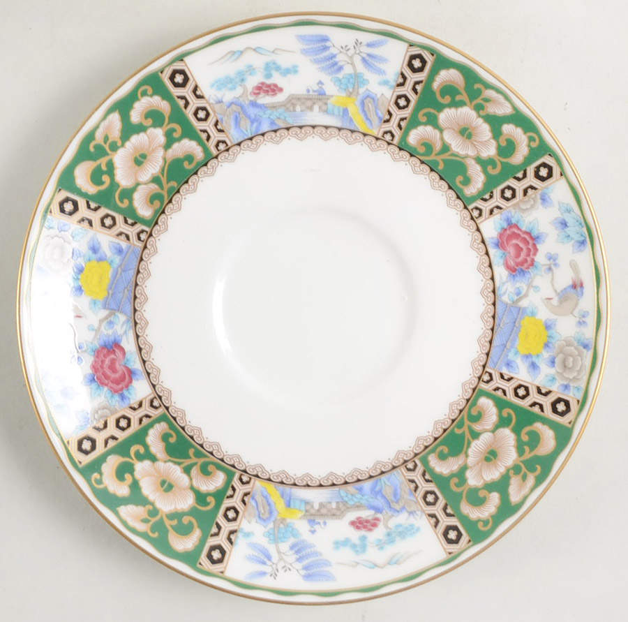 Satsuma Branch Saucer by Mikasa-1