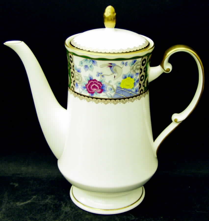 Satsuma Branch Coffee Pot & Lid by Mikasa-1