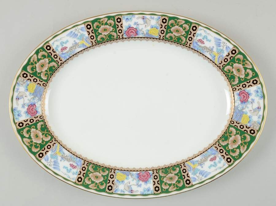 Satsuma Branch 12" Oval Serving Platter by Mikasa-1