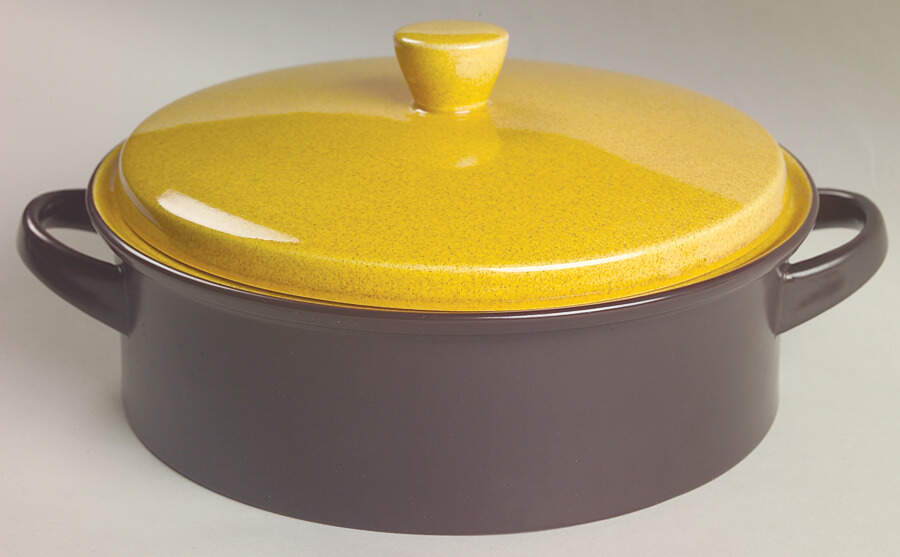 Saffron 2 Qt Round Covered Casserole by Mikasa-1