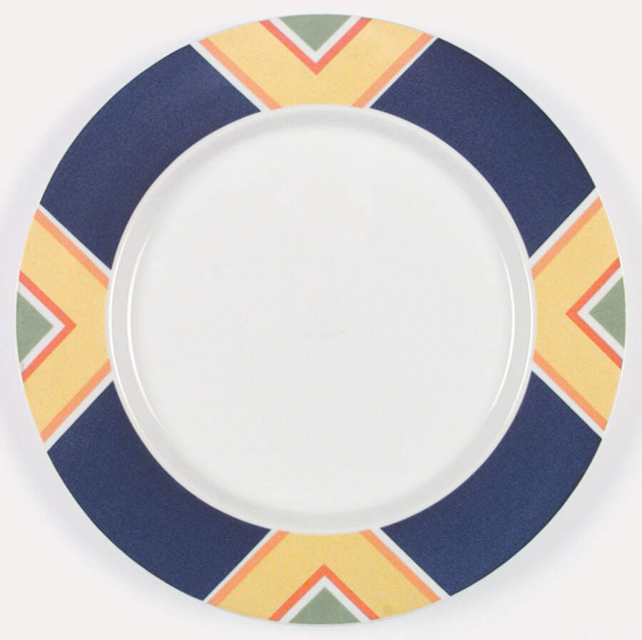 Santa Fe Blue Dinner Plate by Mikasa-1