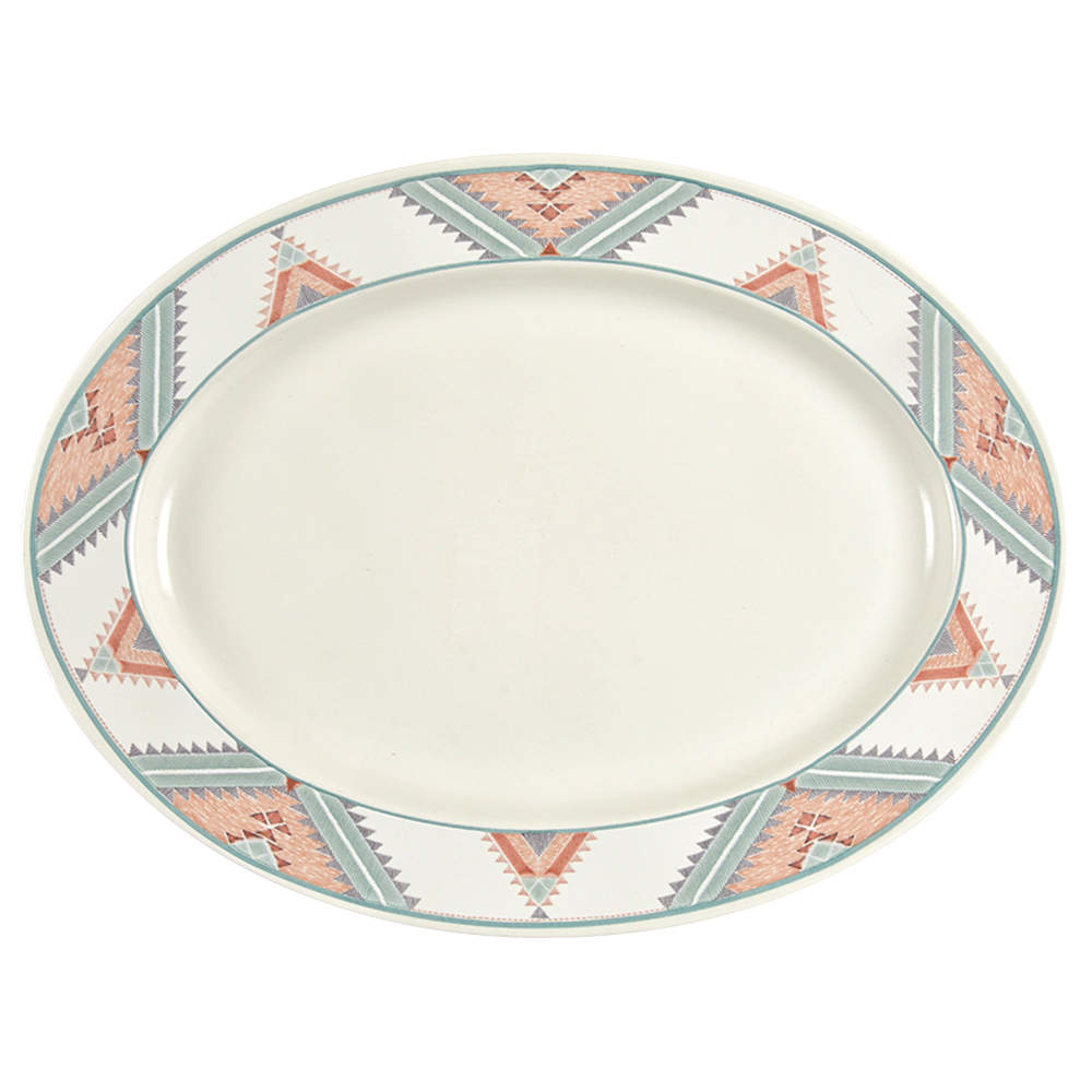 Santa Fe 15" Oval Serving Platter by Mikasa-1