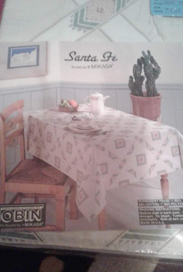Santa Fe 60" x 86" Rectangular Tablecloth by Mikasa-1