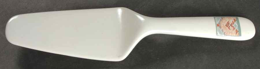Santa Fe Solid Ceramic Pie/Cake Server by Mikasa-1