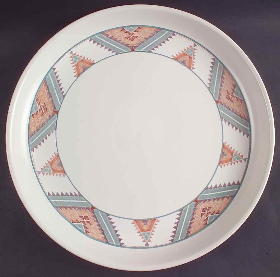 Santa Fe Party/Serving/Chip & Dip Plate by Mikasa-1