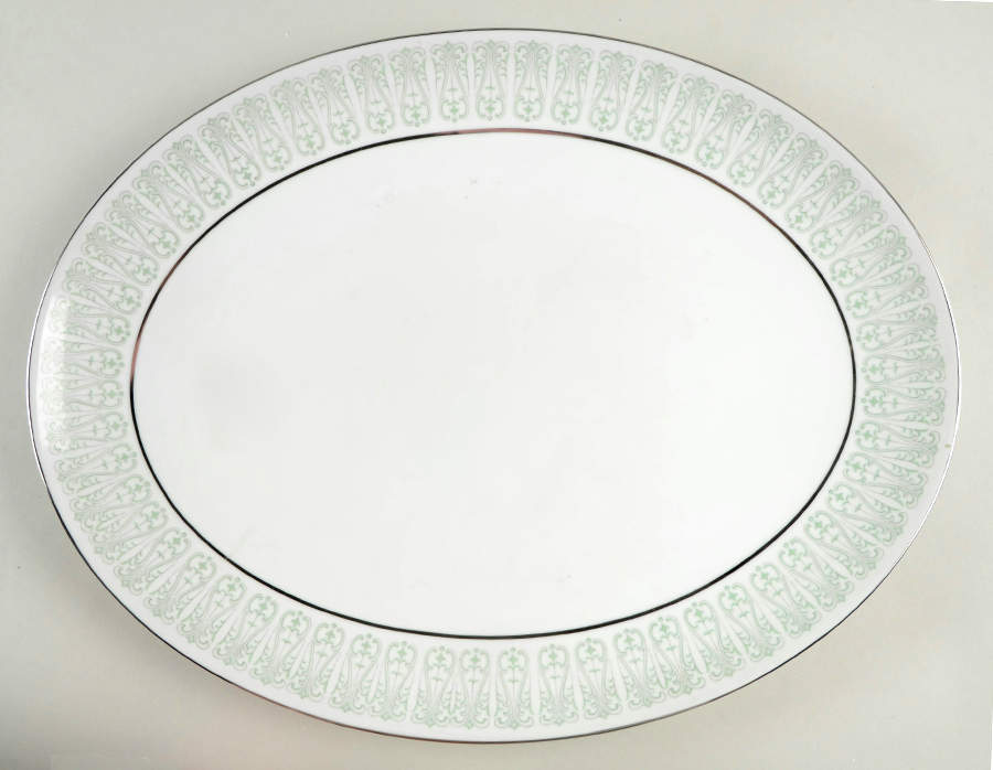 Safford 16" Oval Serving Platter by Mikasa-1