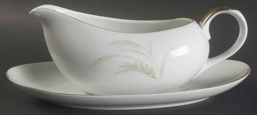 Sahara Gravy Boat & Underplate/Relish by Mikasa-1