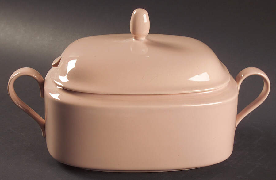 Salmon Tureen &  Lid by Mikasa-1