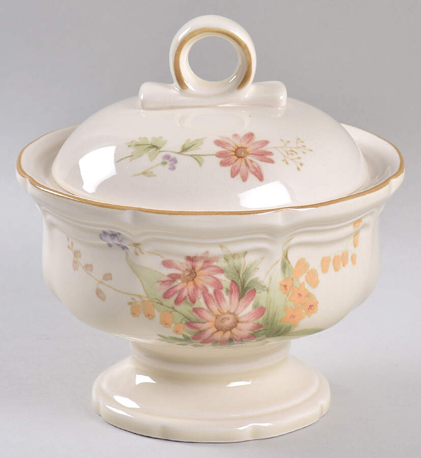 Samantha Sugar Bowl & Lid by Mikasa-1