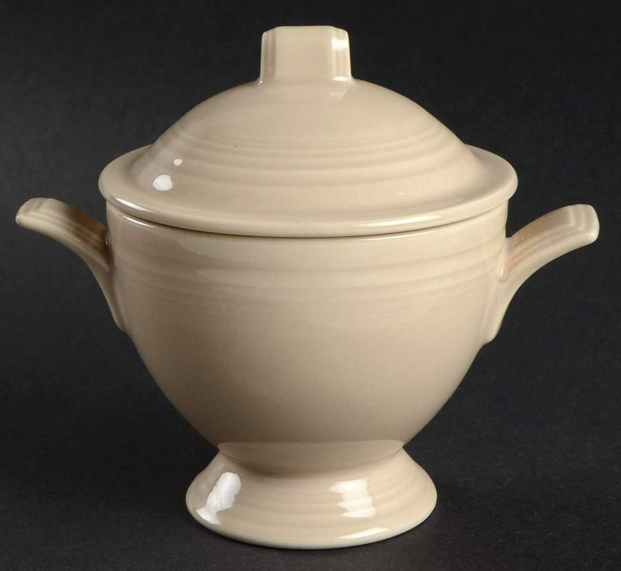 Sand Sugar Bowl & Lid by Mikasa-1