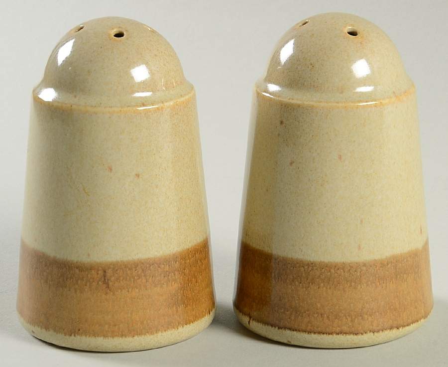 Sandstone Salt & Pepper Set by Mikasa-1