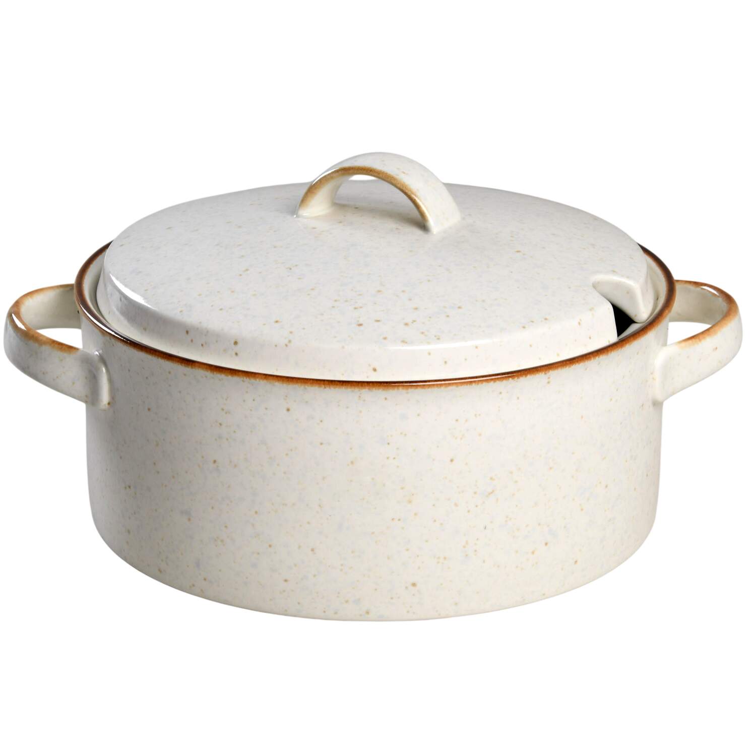 Sandstone Tureen &  Lid by Mikasa-1