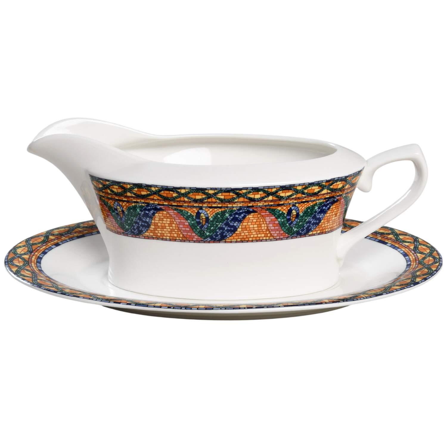 Sao Paulo Gravy Boat & Underplate by Mikasa-1