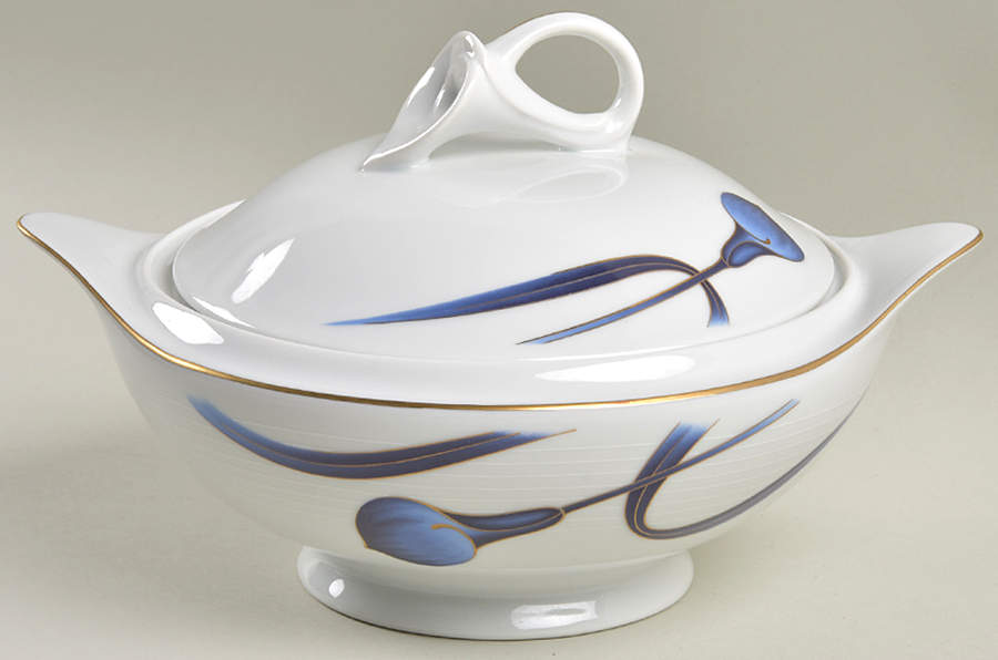 Sapphire Silhouette Round Covered Vegetable by Mikasa-1
