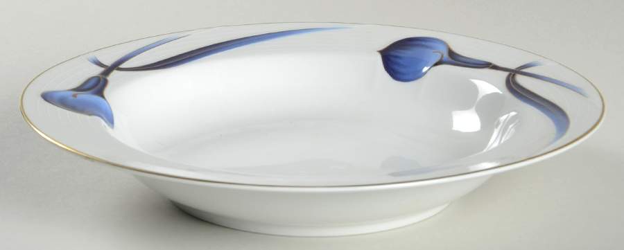 Sapphire Silhouette Large Rim Soup Bowl by Mikasa-1