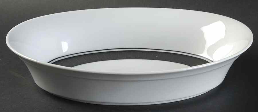 Saturn 10" Oval Vegetable Bowl by Mikasa-1