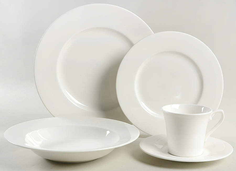 Satin White 5 Piece Place Setting by Mikasa-1