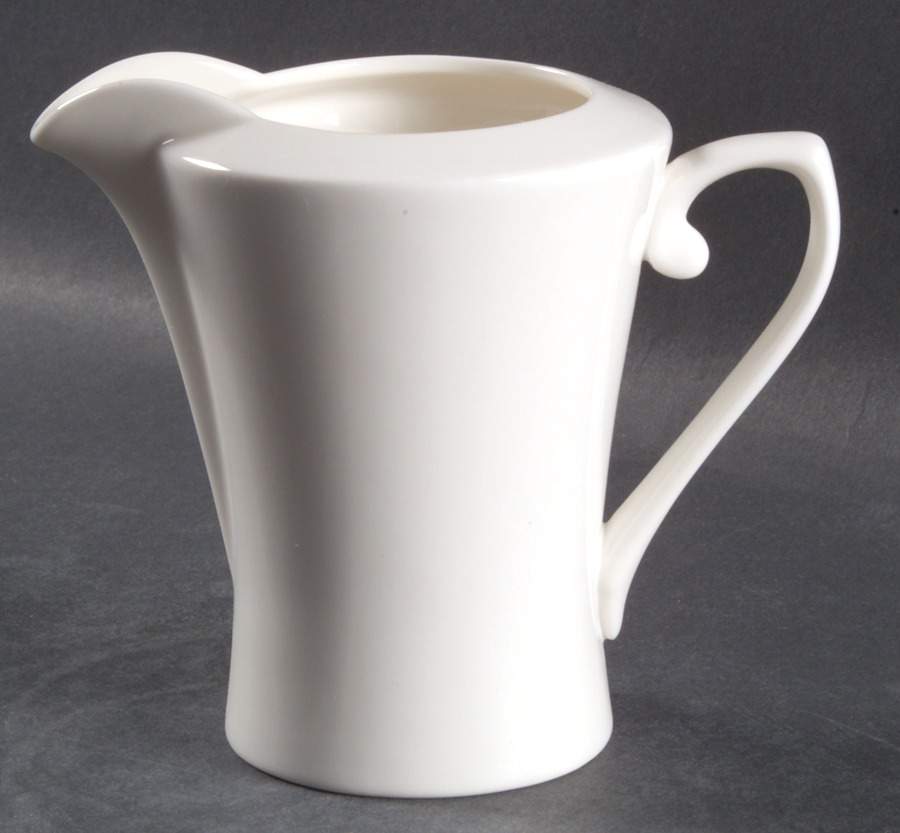 Satin White Creamer by Mikasa-1
