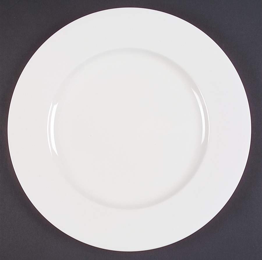 Satin White 12" Chop Plate (Round Platter) by Mikasa-1