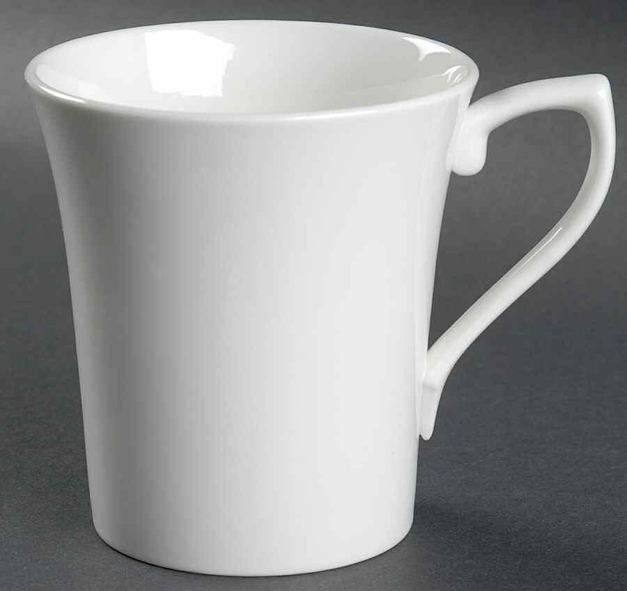 Satin White Cappuccino Mug by Mikasa-1