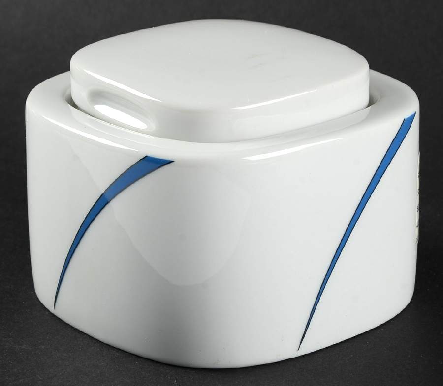 Scallops Sugar Bowl & Lid by Mikasa-1
