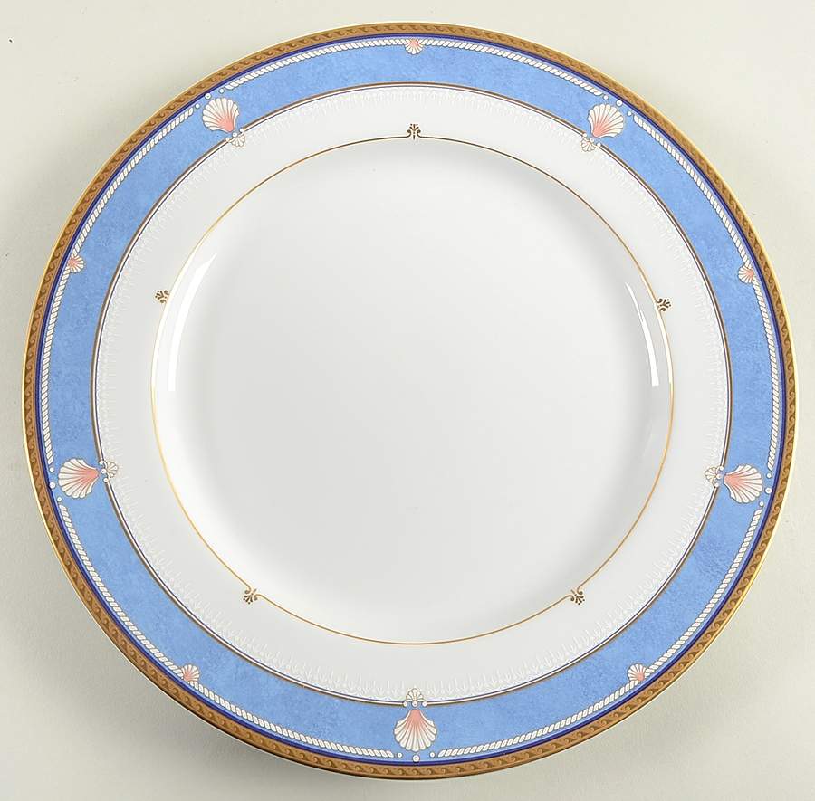 Seamist Blue 12" Chop Plate (Round Platter) by Mikasa-1
