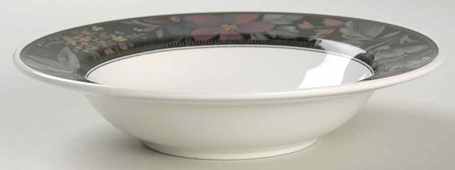 Serene Garden Rim Fruit/Dessert (Sauce) Bowl by Mikasa-1