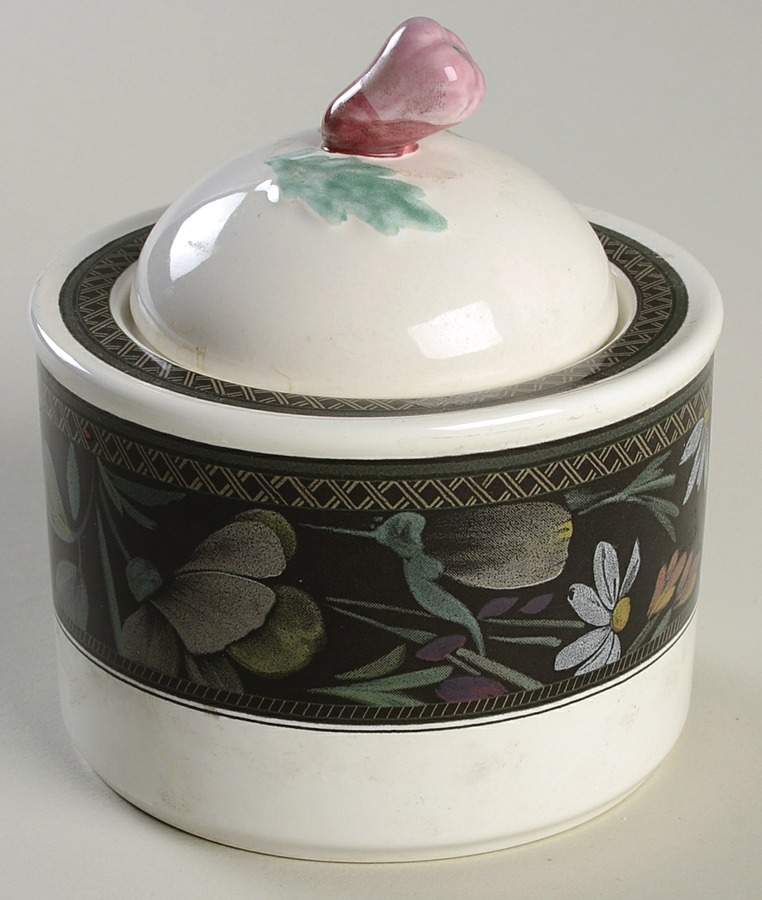 Serene Garden Sugar Bowl & Lid by Mikasa-1
