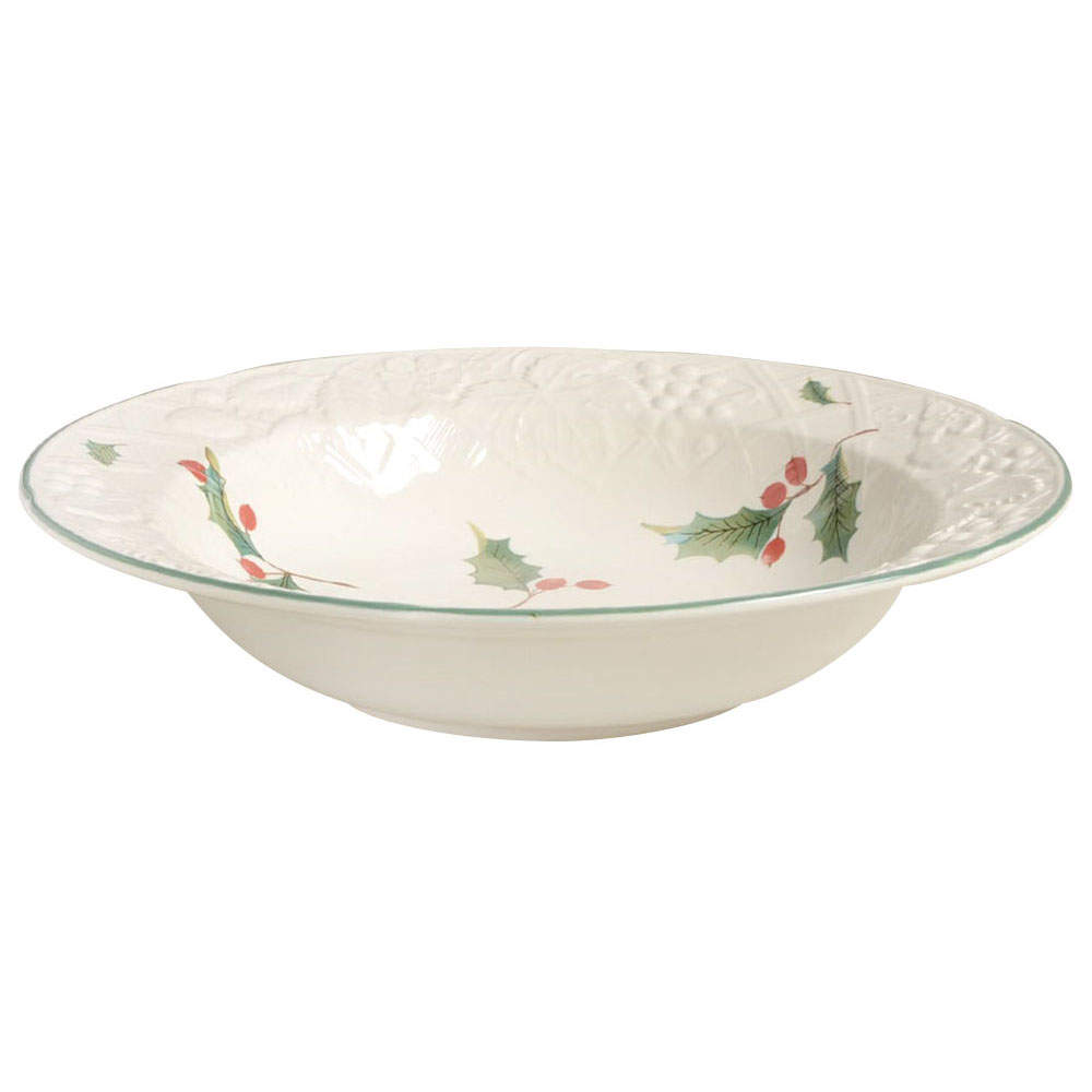Season's Holly 10" Round Vegetable Bowl by Mikasa-1