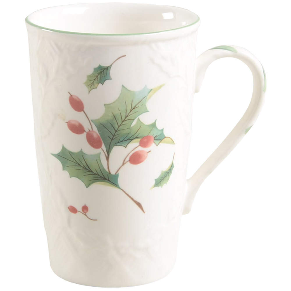 Season's Holly Cappuccino Mug by Mikasa-1