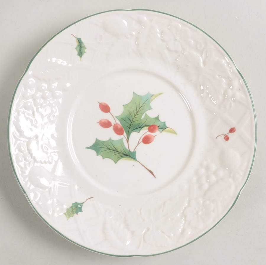 Season's Holly Saucer by Mikasa-1