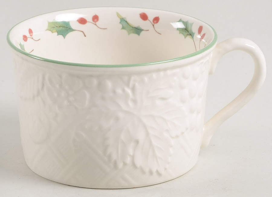 Season's Holly Flat Cup by Mikasa-1